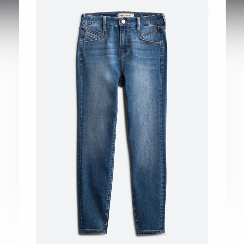 Liverpool Abby Eco Friendly High Rise Slanted Pocket Skinny Jean